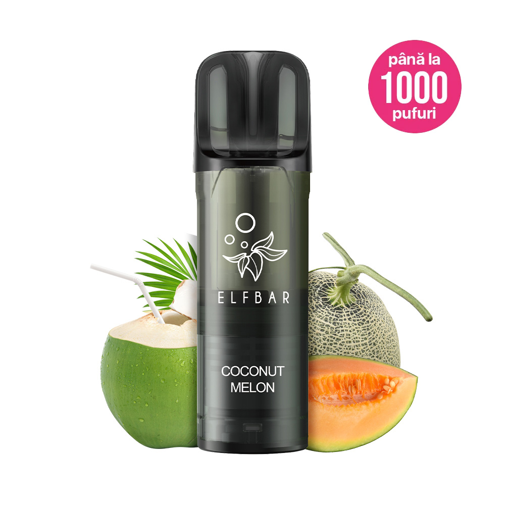 ELFBAR ELFA Turbo Pod Kit – Aurora Black [Apple Peach]